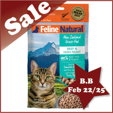 Feline Natural Beef & Hoki cat food