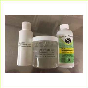 Hydrogen peroxide gel kit