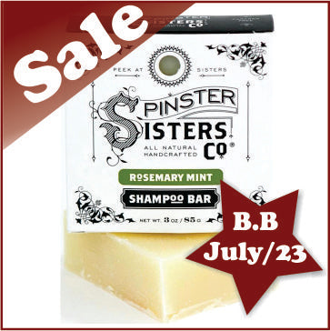 Spinster Sisters Rosemary Mint shampoo bar