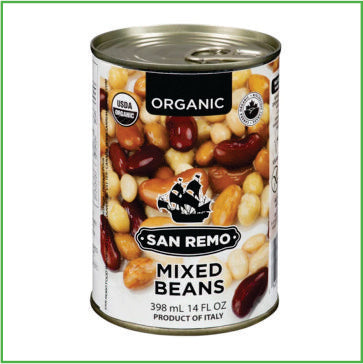 Mixed Beans, organic -San Remo