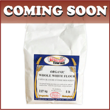 Organic whole white flour