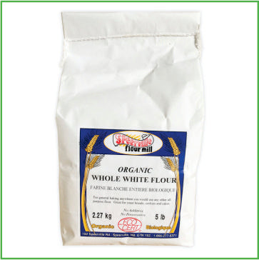 Organic whole white flour