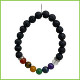 Bead bracelet with Chakra and Love stones